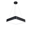 LAMPA 60x60CM CZARNA KWADRAT 1 CCD NW 72 Watt