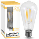E27 filament Transparant 10W WW   