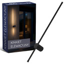 Kinkiet IP65 90cm ALU BLACK 18W