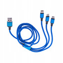 KABEL 3W1 Ładowarka USB - MICRO LIGHTNING TYPE-C