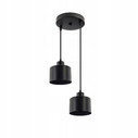 Lampa 2xE27 black