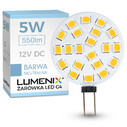 G4 płaski 5w 12vDC NW 