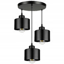 Lampa 3xE27 black