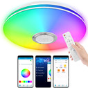 Lampa plafon LED 40W CCD RGB 33cm + pilot