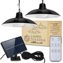 Podwójna lampa solarna 
