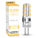 G4 24 SMD 3,2w WW silicon 230v CIEPŁA