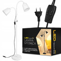 LAMPA stojąca na 2x E27 loft biała