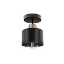 Lampa sufitowa 1xE27 black copper