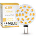 G4 12V AC/DC SMD 4W 400LM talerzyk WW