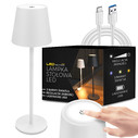 Lampka biurkowa/ nocna simple white 8558