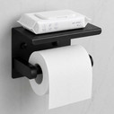 Uchwyt na papier toaletowy z półką
