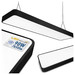 LAMPA 30*5*120CM OKRĄGŁY RÓG CZARNA CCD NW