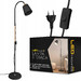 Lampa podłogowa z wymiennym źródłem światła wood black(1xE27)