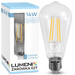 E27 filament Transparant 14W NW
